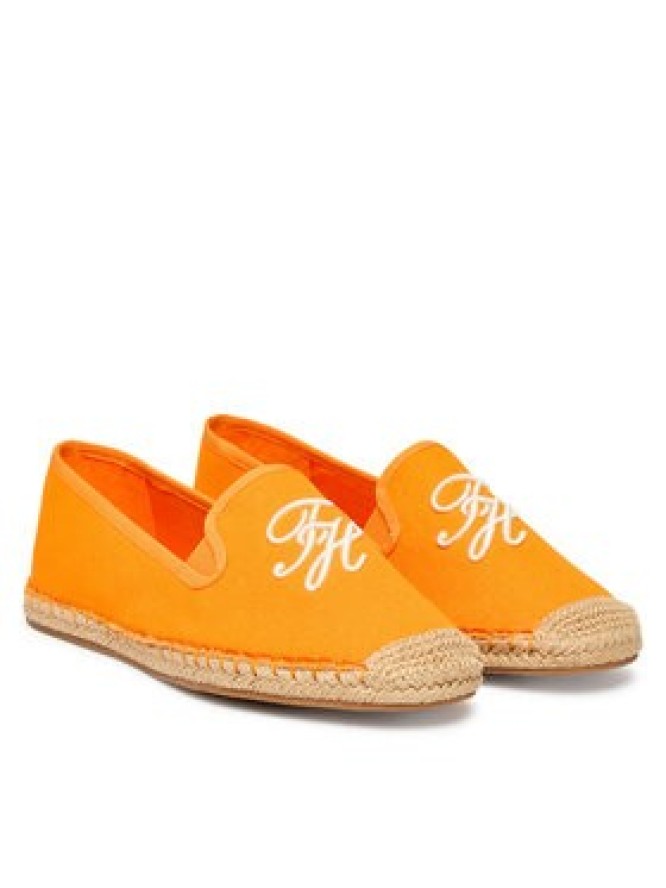 Tommy Hilfiger Espadryle Th Script Summer Espadrille FW0FW09240 Pomarańczowy