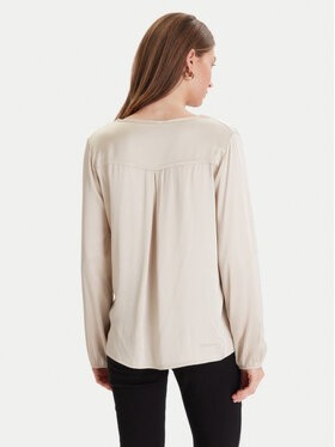 Maryley Bluzka 25IB824/18LA Beżowy Regular Fit