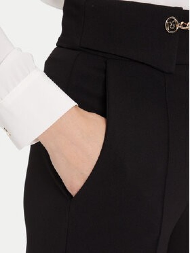 Rinascimento Spodnie materiałowe CFC0126219003 Czarny Regular Fit