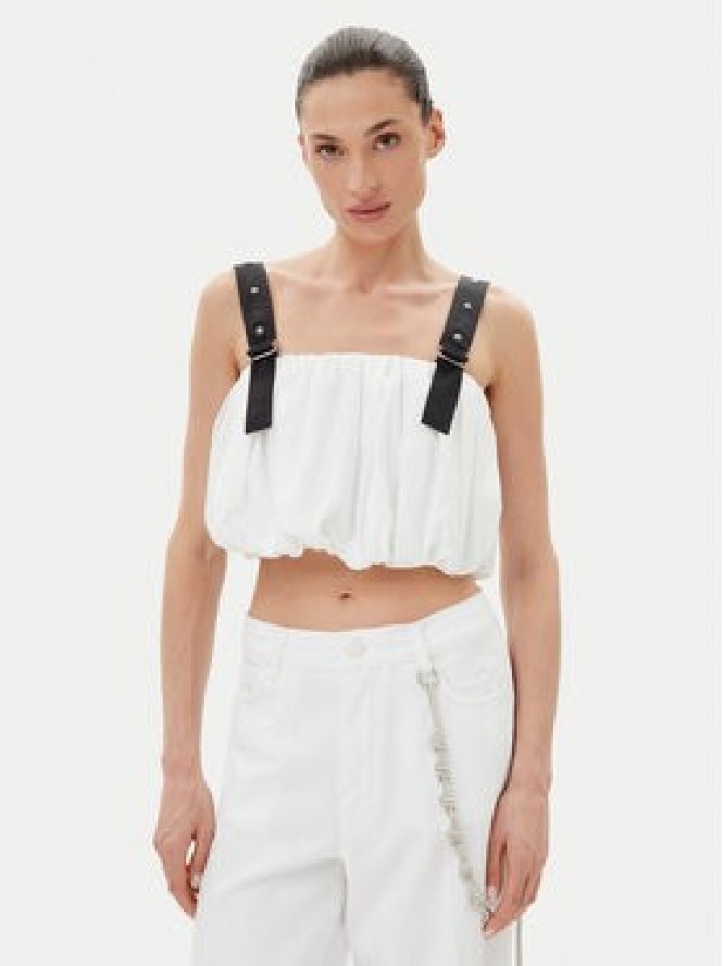 PINKO Top 105176 A2LD Biały Regular Fit