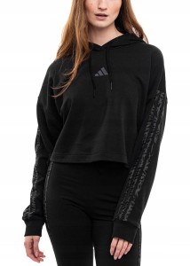 Bluza damska adidas Essentials 3 Stripes Print French Terry Hoodie