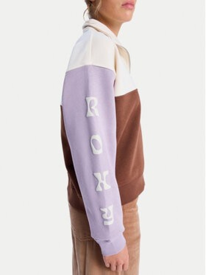 Roxy Bluza View Point Block ERJFT05014 Kolorowy Regular Fit