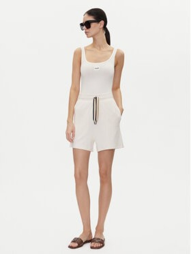 HUGO Top Vest Red Label 50469665 Écru Slim Fit