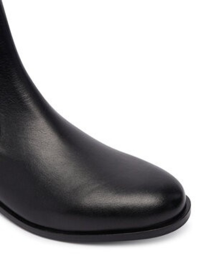 TWINSET Sztyblety Tronchetto 252TCP120 Czarny