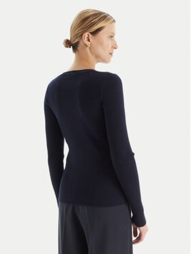 Fracomina Sweter FR25WT7025K43301 Granatowy Slim Fit