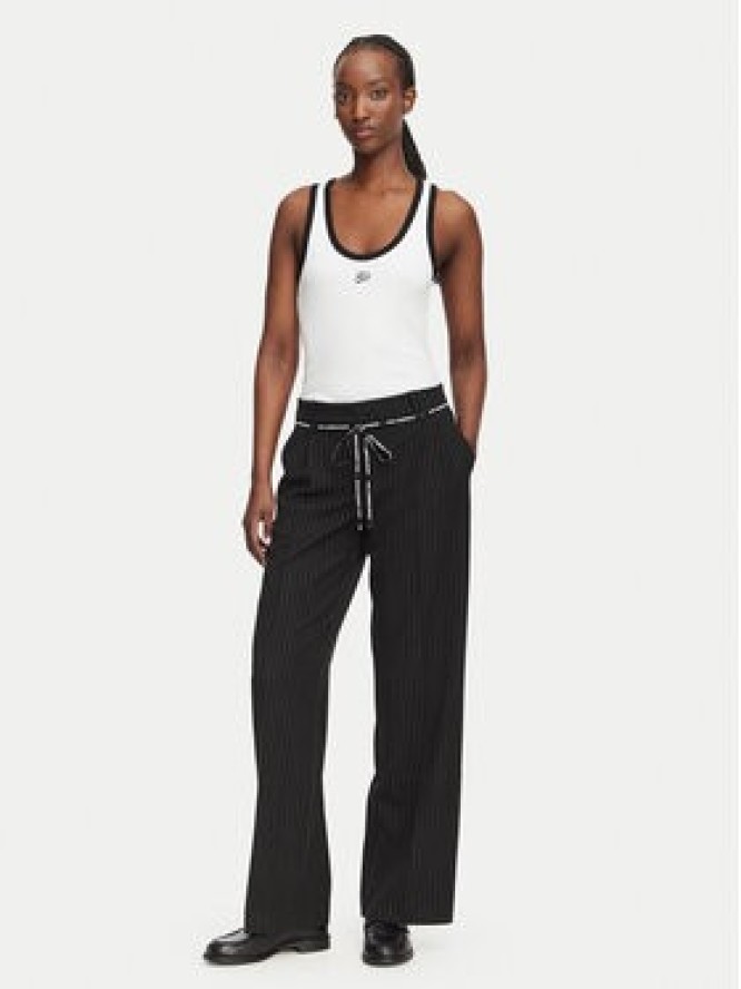 Karl Lagerfeld Jeans Spodnie materiałowe B3W10019 Czarny Regular Fit
