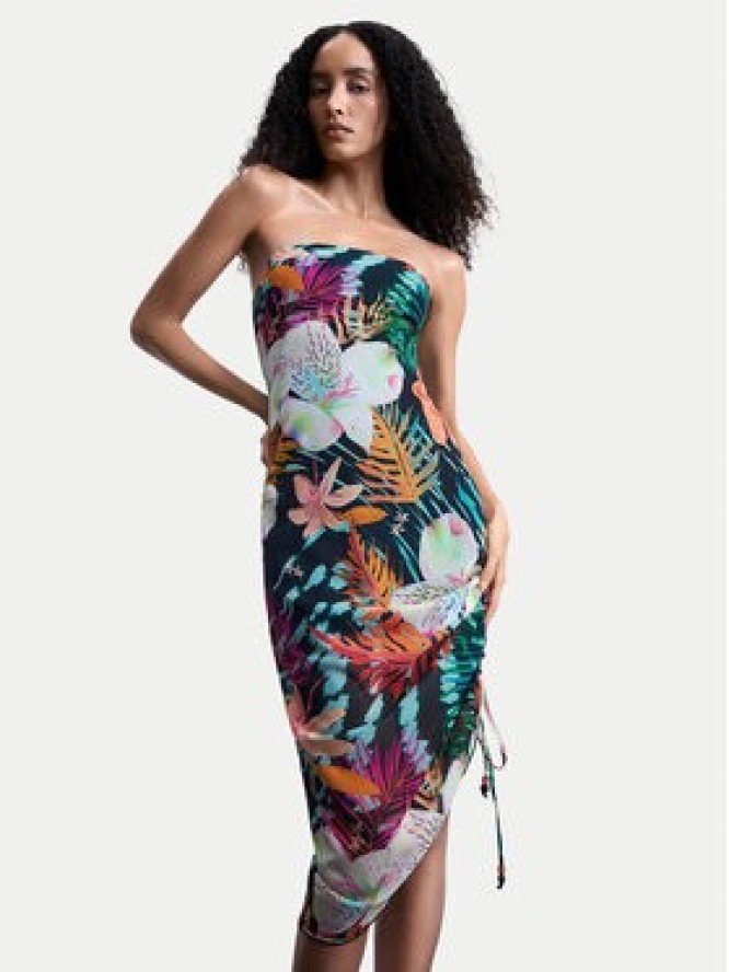 Desigual Sukienka letnia Daikiri Flash 26SWVW65 Kolorowy Regular Fit