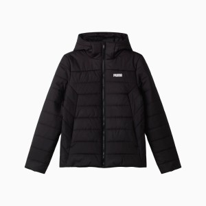 Kurtka puchowa damska Puma ESS LOGO PADDED czarna r XS