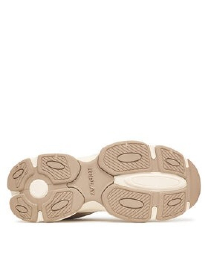 REPLAY Sneakersy GWS9N .000.C000KT Kremowy