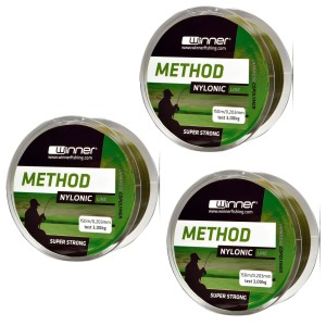 Żyłka Nylonic Method line 0,203 mm/150 m 3 szt