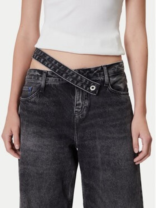 Karl Lagerfeld Jeans Jeansy A4W10047 Szary Relaxed Fit