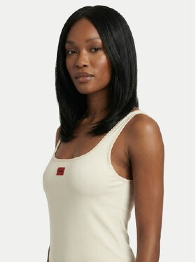 HUGO Top 50557181 Beżowy Regular Fit