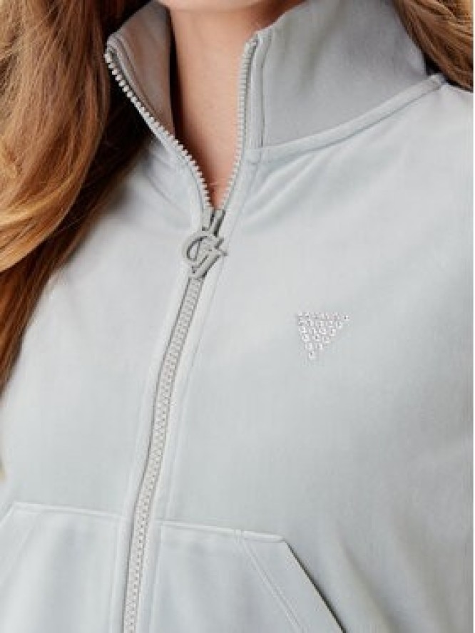 Guess Bluza V3BQ22 K0232 Zielony Regular Fit