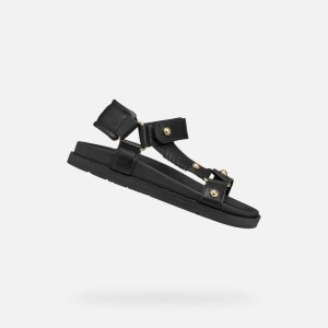 Sandały GEOX J SANDAL FOAMMENTERA Czarny