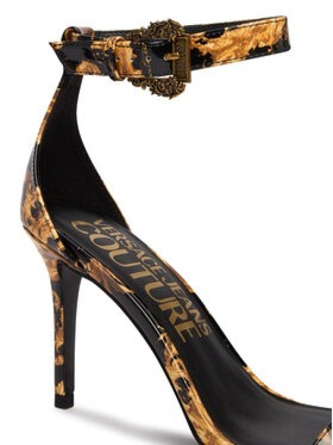 Versace Jeans Couture Sandały 80VA3S76 ZS366 G89 Czarny