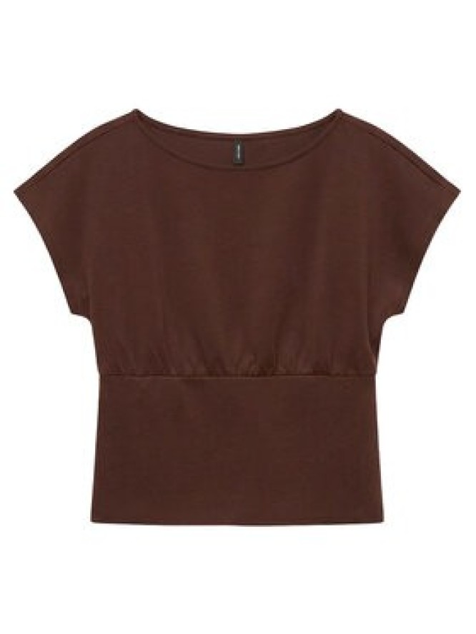 Vero Moda Bluzka Smilla 10355466 Brązowy ciemny Regular Fit