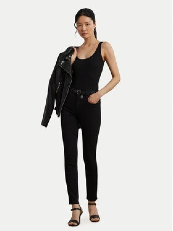 LAUREN RALPH LAUREN Top 200704777005 Czarny Slim Fit