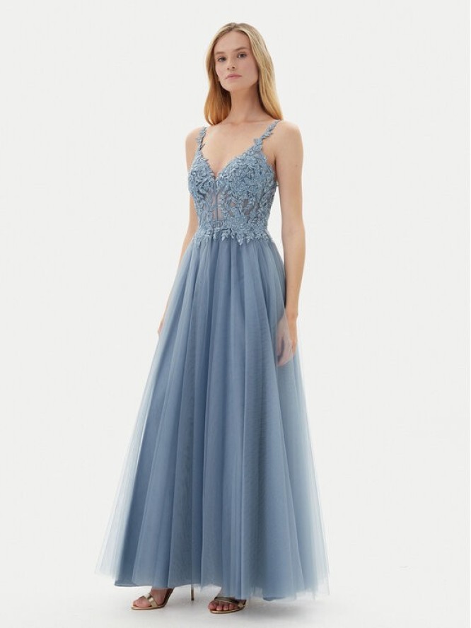 Hey Kyla Sukienka wieczorowa 5AJ004HK Niebieski Regular Fit