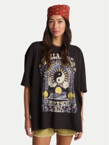 Billabong T-Shirt Surf Trip EBJZT00593 Czarny Loose Fit