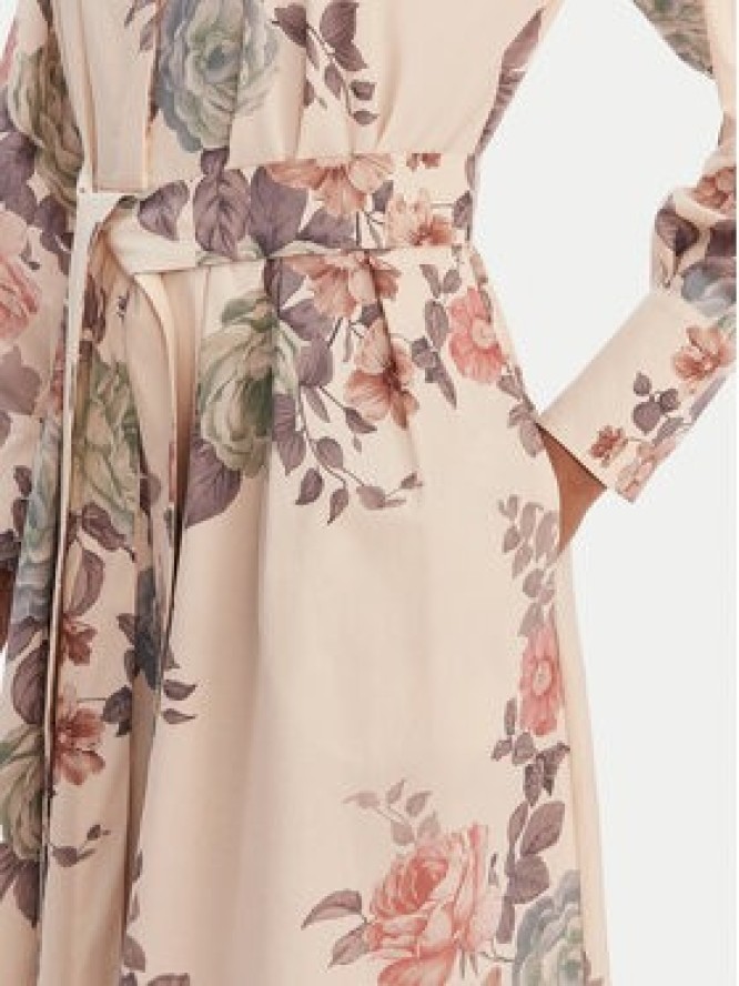 Marella Sukienka koszulowa Formica 2613221161 Beżowy Regular Fit