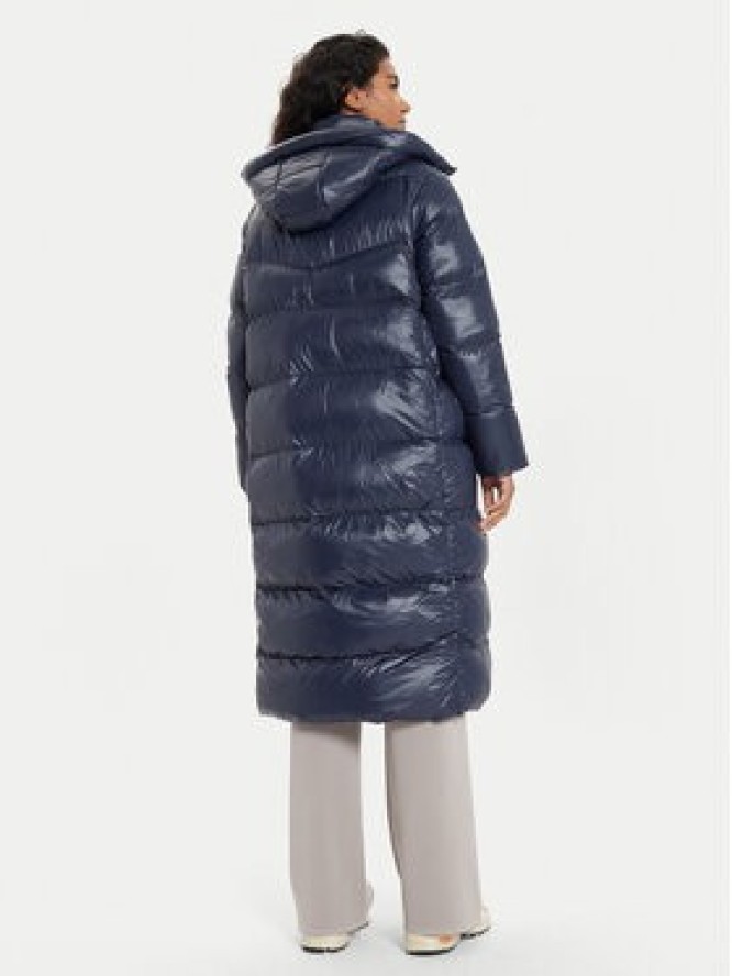 Whistler Kurtka zimowa Lakewood W Long Puffer W243266 Granatowy Regular Fit