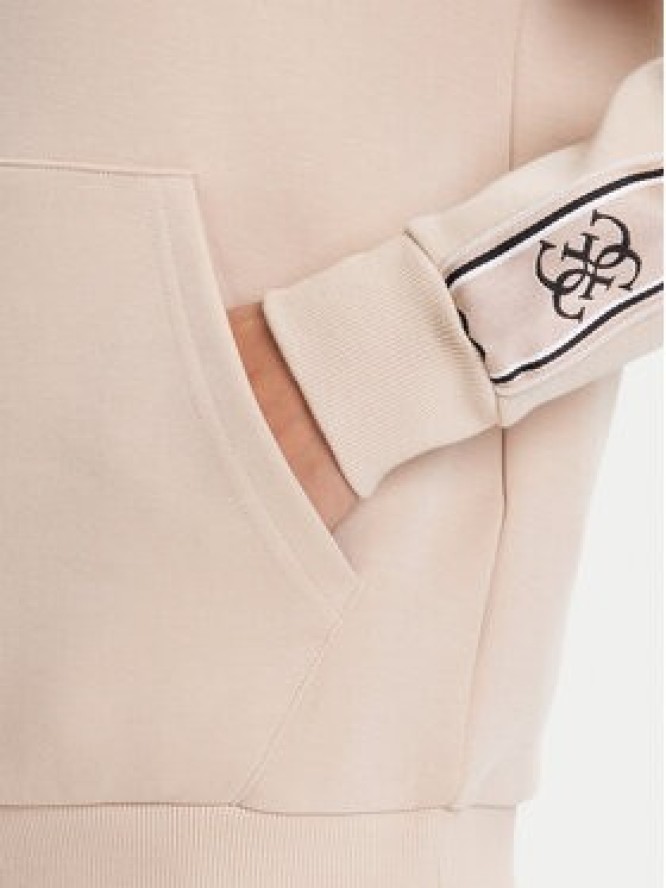 Guess Bluza V4YQ11 KB3P2 Beżowy Regular Fit