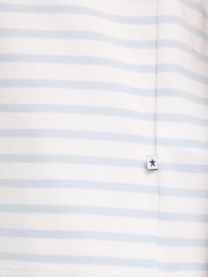 Koszulka damska w paski biało-niebieska Aleksa 400