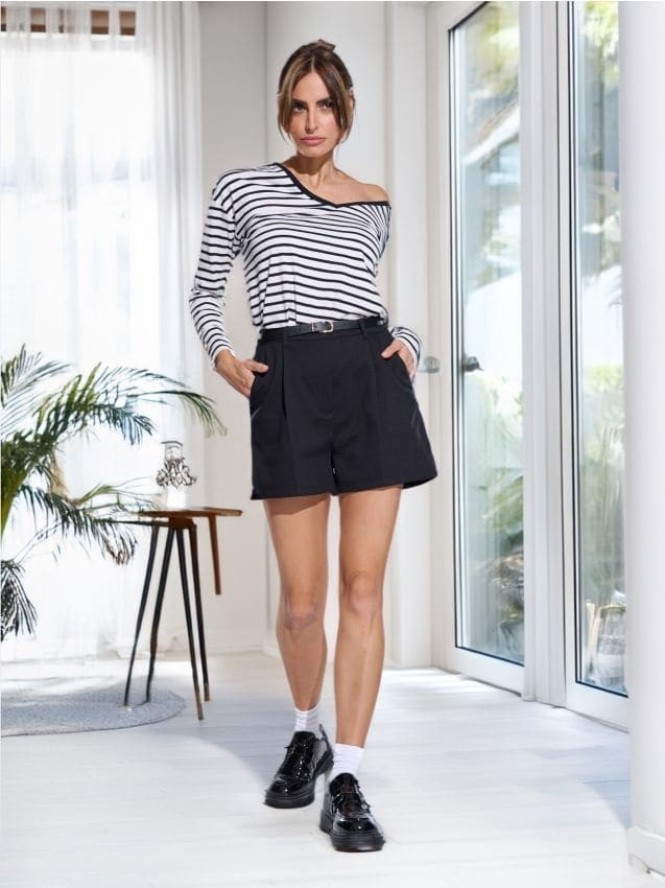 Bluzka z długimi rękawami - wielobarwny