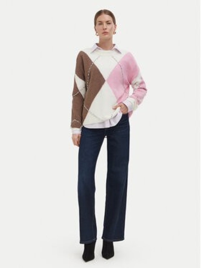 Liu Jo Sweter WF6184 MA15R Kremowy Regular Fit