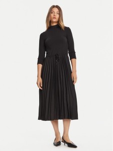 Tommy Hilfiger Sukienka codzienna WW0WW46138 Czarny Slim Fit