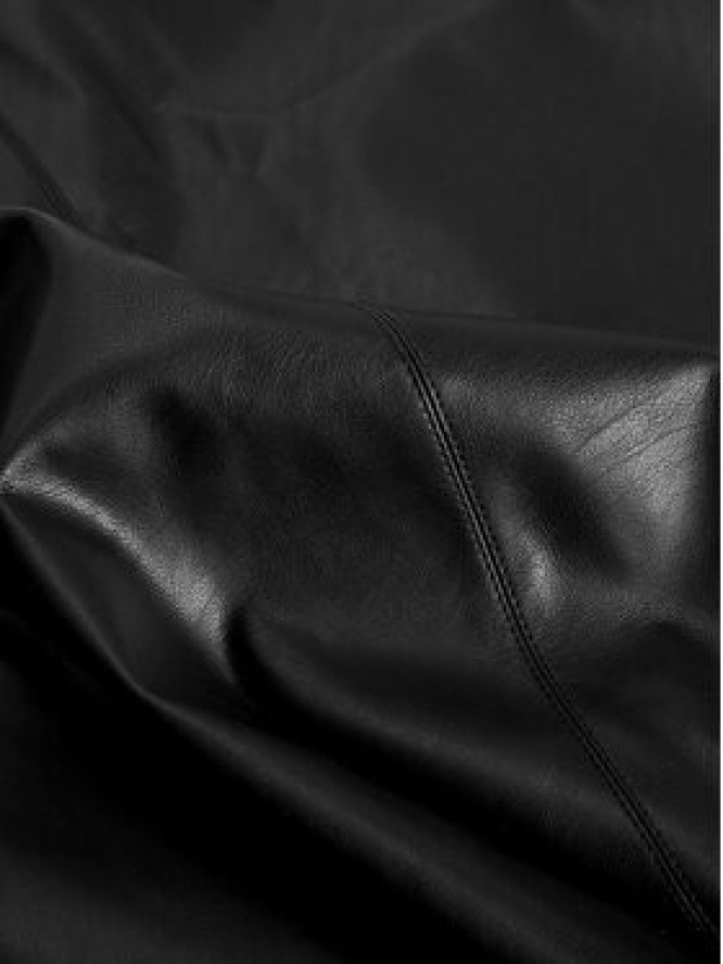 JJXX Sukienka z imitacji skóry Stella 12262769 Czarny Regular Fit