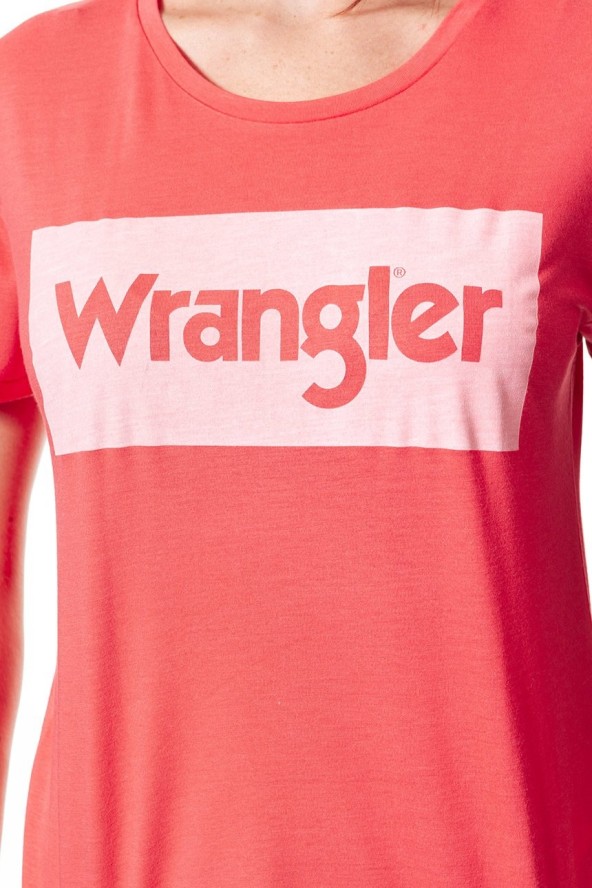 WRANGLER T SHIRT DAMSKI DRAPE TEE DUBARRY W7016DIVZ 112130885