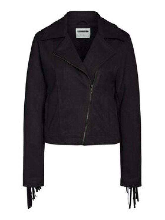 Noisy May Kurtka z imitacji skóry Abby 27033110 Czarny Regular Fit