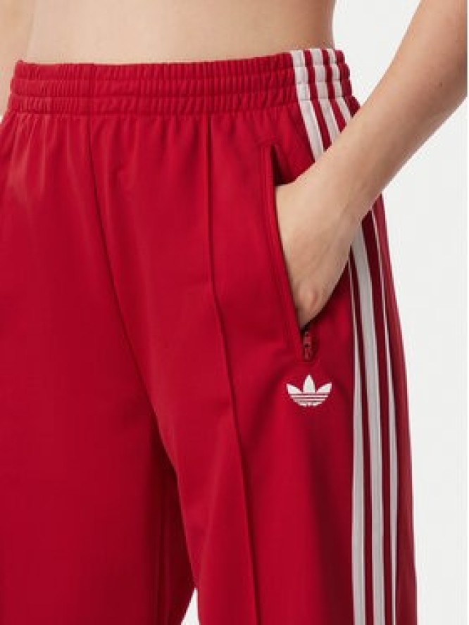 adidas Spodnie dresowe Firebird Loose Tracksuit KS4670 Czerwony Loose Fit
