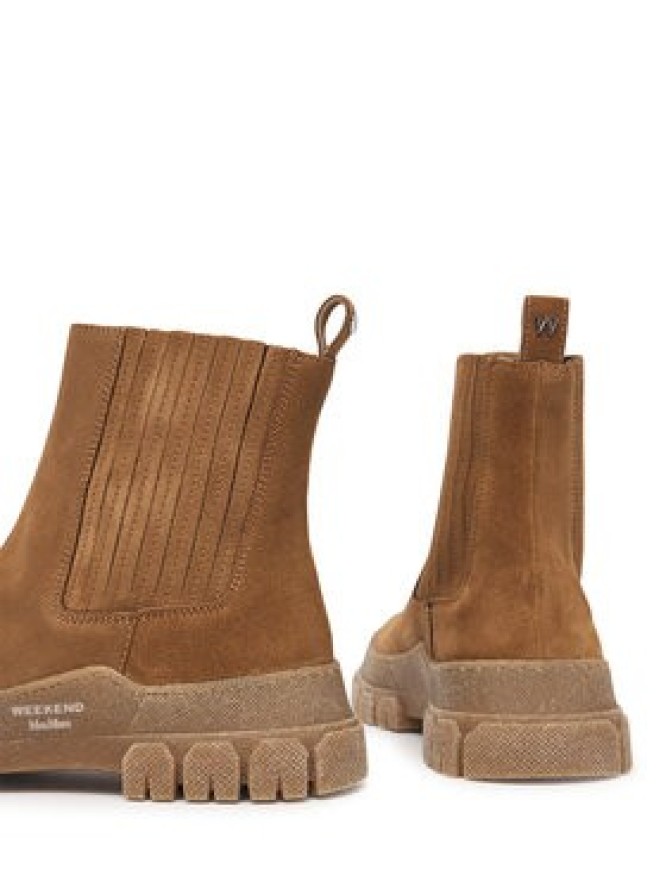 Weekend Max Mara Botki Genepi 2625796075 Brązowy jasny