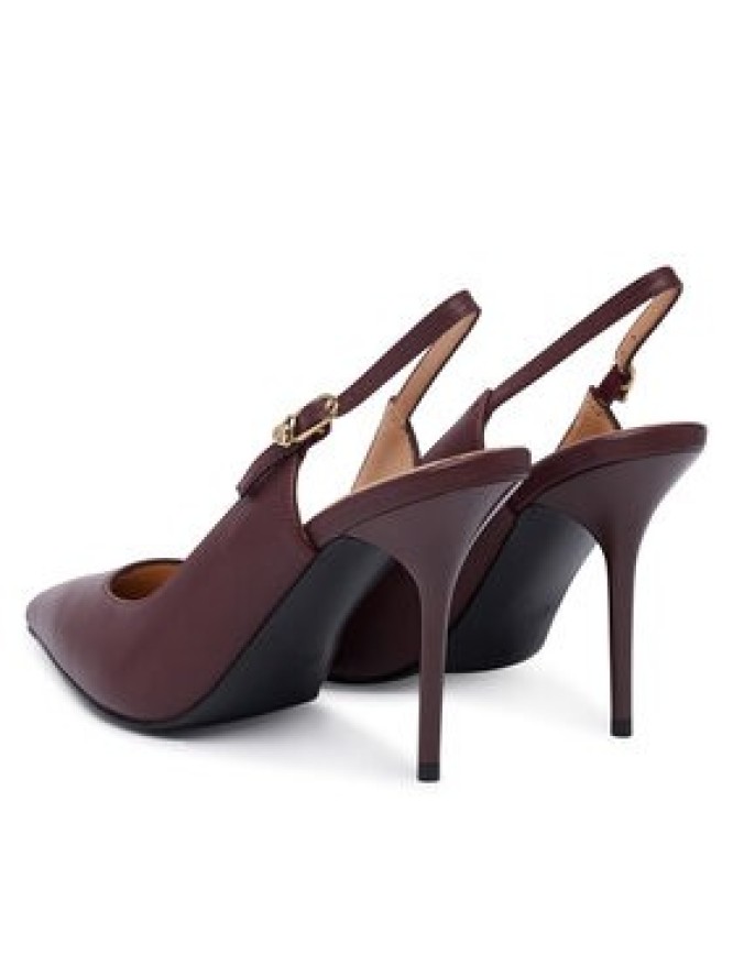 LOVE MOSCHINO Szpilki JA10149G1PIA0552 Bordowy