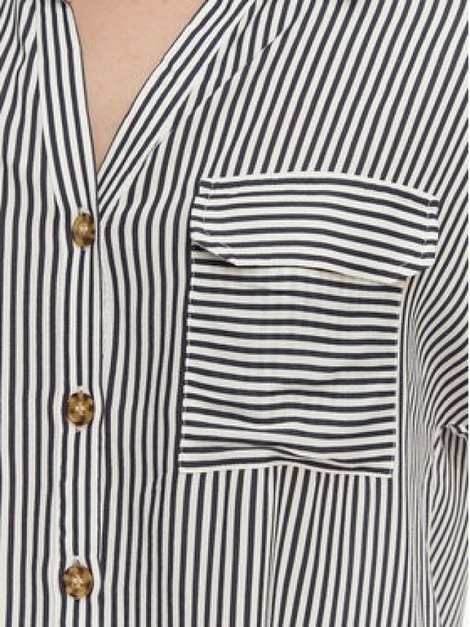 Vero Moda Koszula Bumpy 10310139 Granatowy Regular Fit