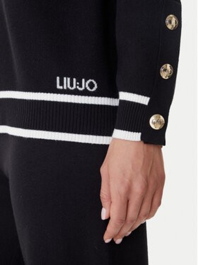 Liu Jo Sport Sweter TF5229 MS59L Czarny Regular Fit