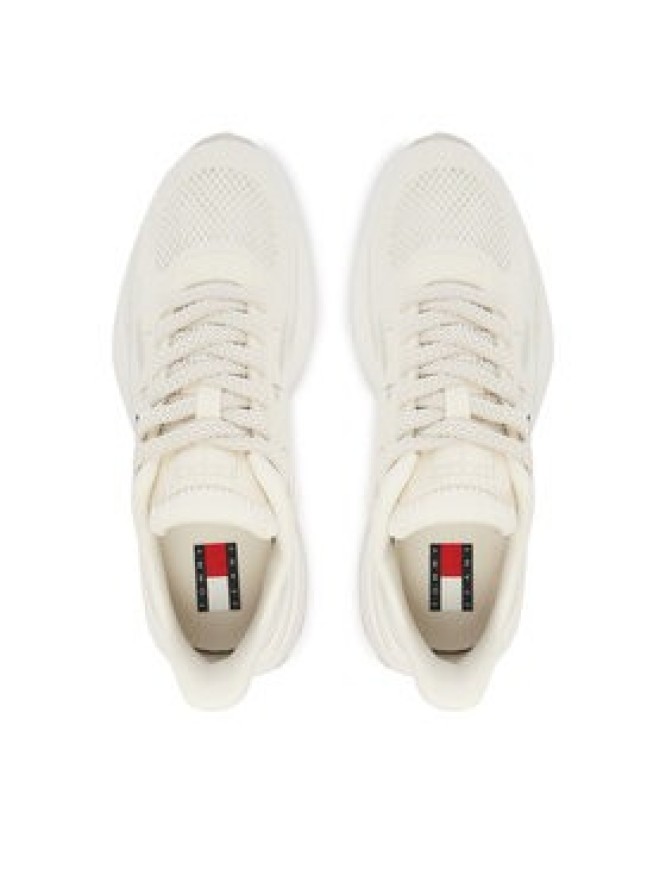Tommy Jeans Sneakersy Tjw Sporty Knit Runner EN0EN02962 Biały