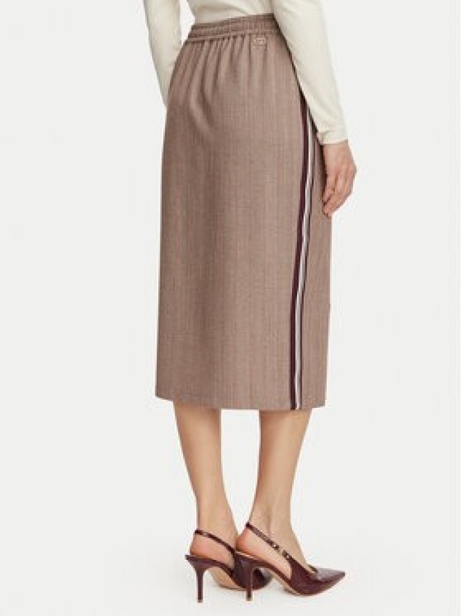 Liu Jo Sport Spódnica midi TF6151 T692A Brązowy jasny Regular Fit
