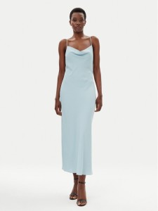 Calvin Klein Sukienka letnia LV044B053G Błękitny Slim Fit