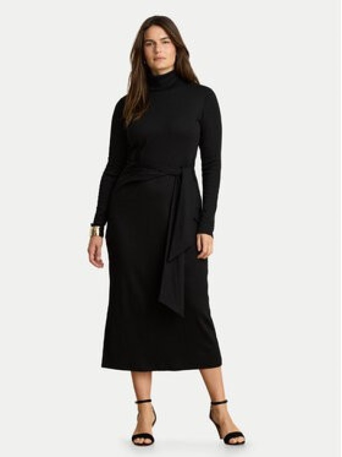 LAUREN RALPH LAUREN Sukienka dzianinowa 200980028002 Czarny Slim Fit