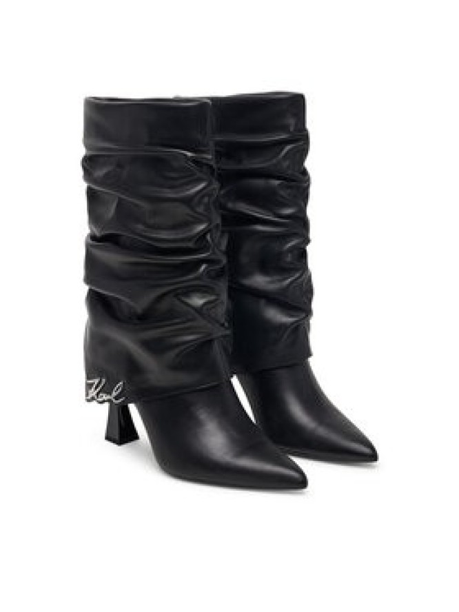 KARL LAGERFELD Botki Debutante KL32085 Czarny