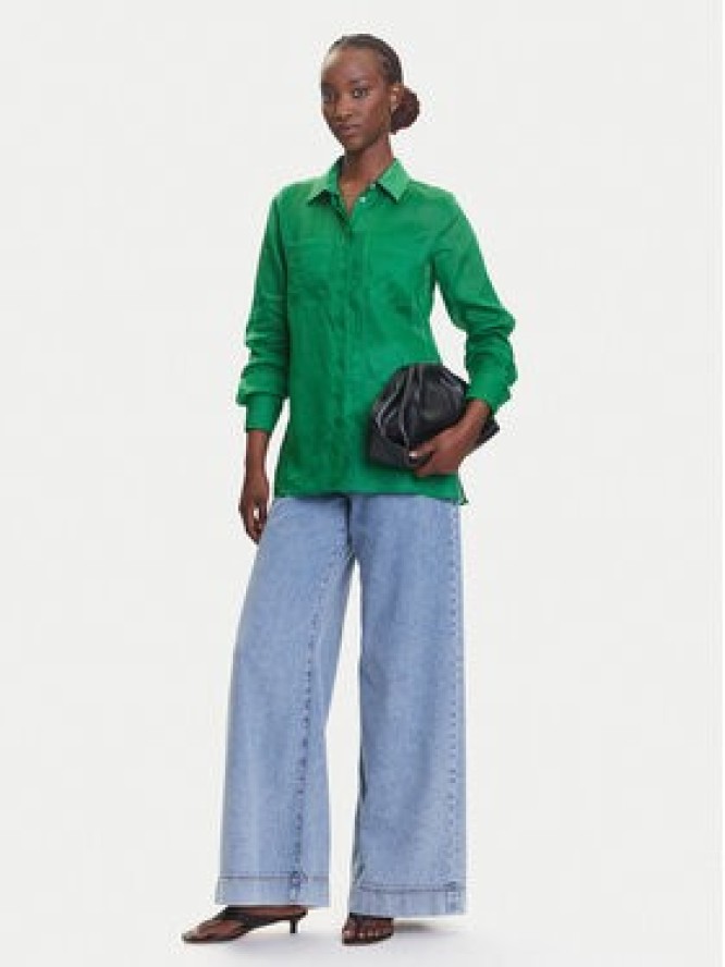 Marella Koszula Agamia 2513111052 Zielony Relaxed Fit