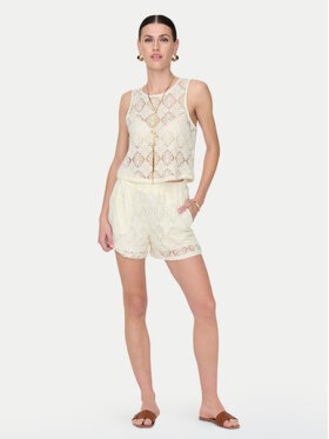 JDY Top Eva 15351499 Biały Regular Fit