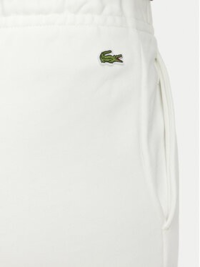 Lacoste Spodnie dresowe XF5268 Biały Regular Fit