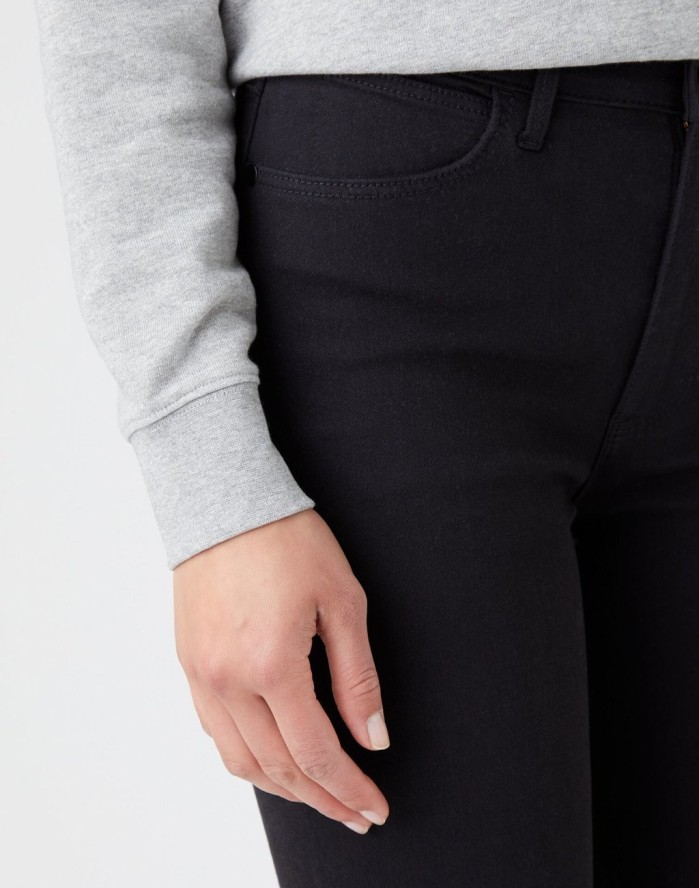 WRANGLER SKINNY DAMSKIE SPODNIE JEANSOWE JEANSY BLACK W20KB840N 112141243