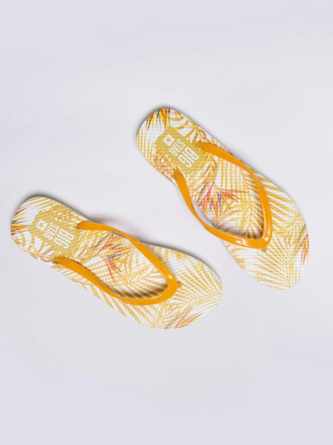 Japonki damskie żółte LL274819 201