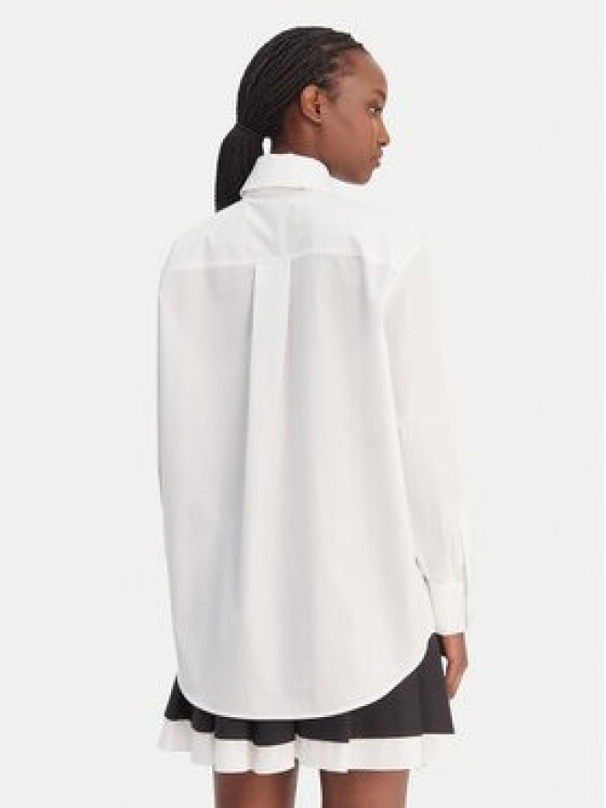 KARL LAGERFELD Koszula B1W11002 Biały Relaxed Fit
