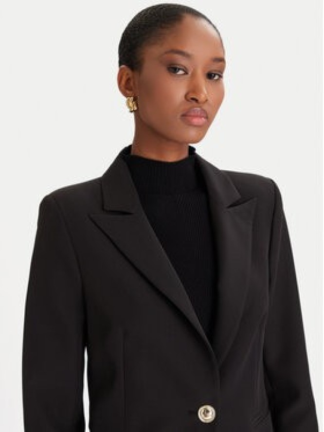 Rinascimento Marynarka CFC0126224003 Czarny Regular Fit